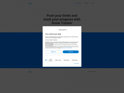 snowtrackerapp.com snapshot