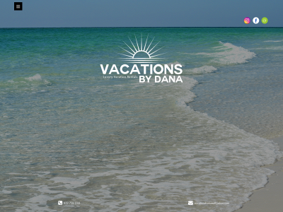 vacationsbydana.com snapshot