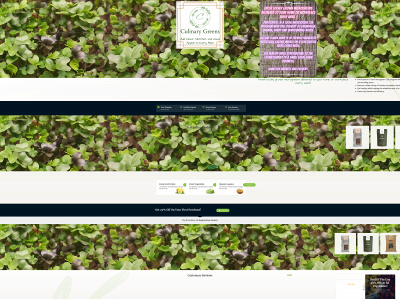 culinarygreens.com snapshot