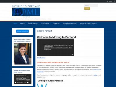 movingtoportland.net snapshot