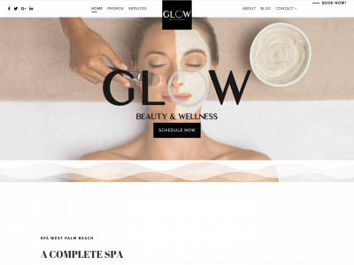 glowbeautyandwellness.com snapshot