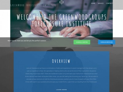 greenwoodforclosureinstitute.com snapshot