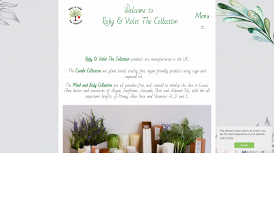 rubyandvioletthecollection.com snapshot
