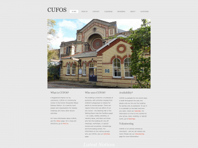 cufos.org.uk snapshot