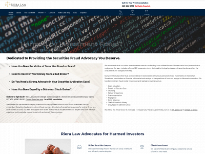 rieralaw.com snapshot
