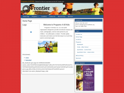 programs4allkids.org snapshot