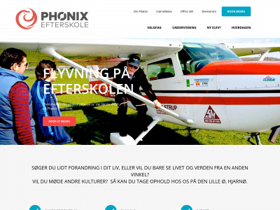 phoenixefterskole.dk snapshot