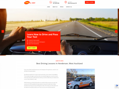 awdrivingacademy.co.nz snapshot