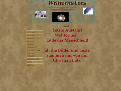 weltformel.one snapshot