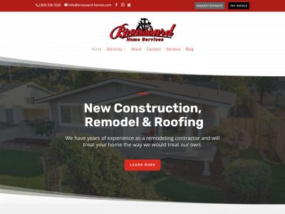 broussard-homes.com snapshot