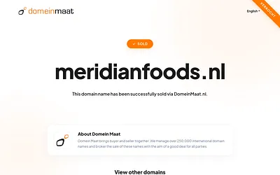 meridianfoods.nl snapshot
