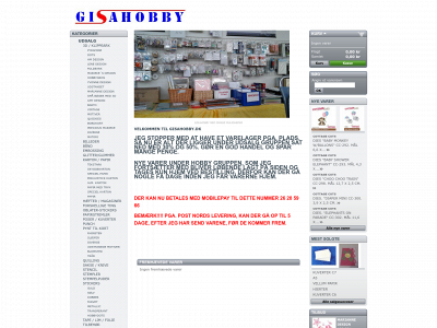 gisahobby.dk snapshot