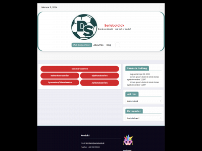 seriebold.dk snapshot