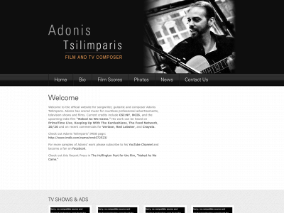 adoniscomposer.com snapshot
