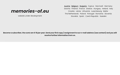 memories-of.eu snapshot