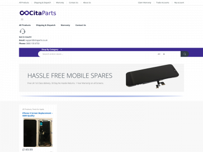 citaparts.co.uk snapshot