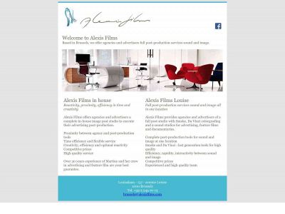 alexisfilms.com snapshot