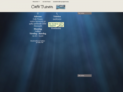 cafetunen.dk snapshot