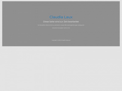 claudialaux.de snapshot