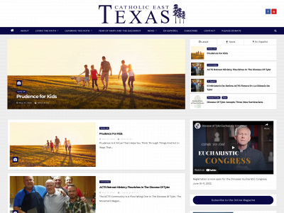 catholiceasttexas.online snapshot