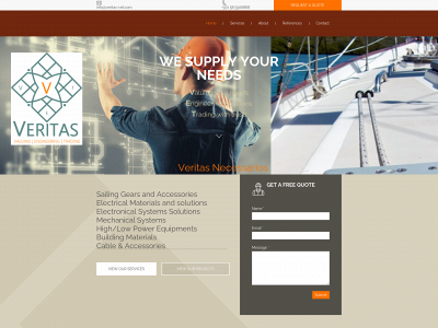 veritas-vet.com snapshot