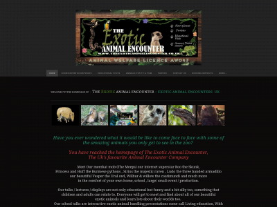 theexoticanimalencounter.co.uk snapshot