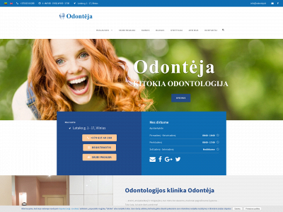 odonteja.lt snapshot
