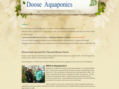 dooseaquaponics.com snapshot