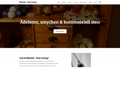 blissfulfineliving.se snapshot