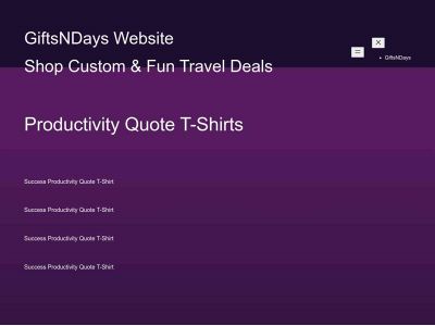 giftsndays.com snapshot