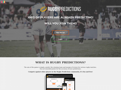 www.rugbypredictions.co.uk snapshot