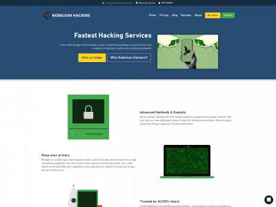 nobeliumhackers.com snapshot