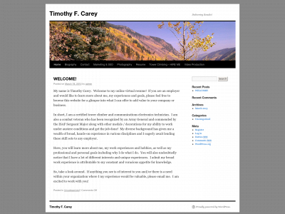 timothyfcarey.com snapshot