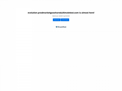 evolution.prodmarketgoosharedultimatetest.com snapshot