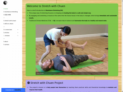 www.stretchwithchuen.org snapshot