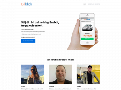 bilklick.se snapshot
