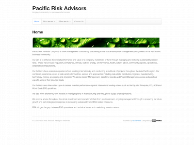 pacificriskadvisors.com snapshot