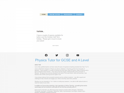 myphysicsteacher.co.uk snapshot
