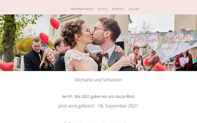michaela-sebastian.de snapshot