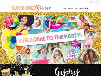 sunshineglitter.com snapshot