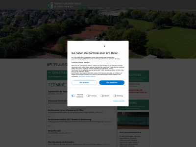 toevo-tennis.de snapshot