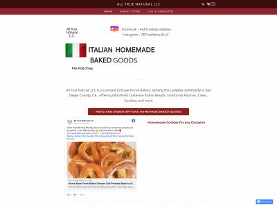 www.alltruenaturalllc.com snapshot