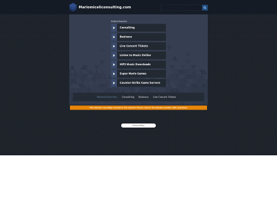 mariomiceliconsulting.com snapshot