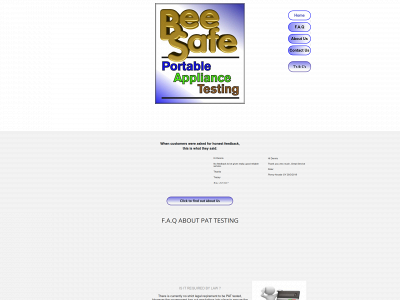 beesafepattest.co.uk snapshot