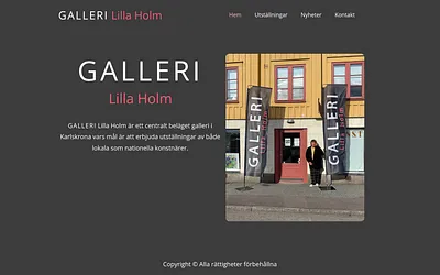 gallerilillaholm.se snapshot