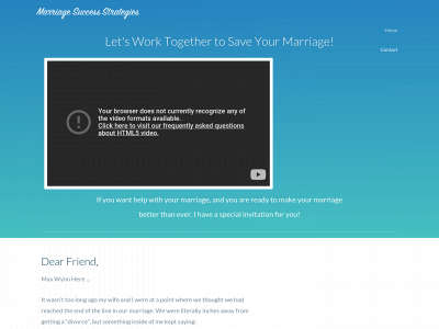 marriagesuccessstrategies.com snapshot