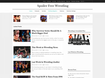 spfwrestling.com snapshot
