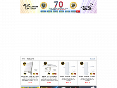 spectrumantenna.com snapshot