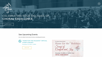 lubbockchorale.org snapshot