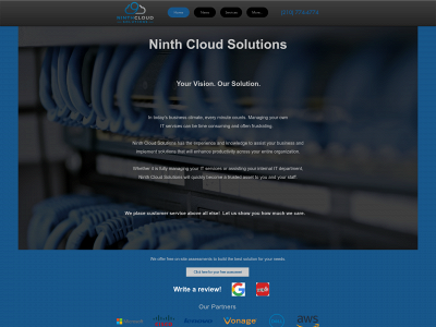 ninthcloudsolutions.com snapshot
